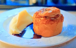 Michel Roux venison pies with chicken liver pate and juniper red wine sauce recipe on Roux Down  ...